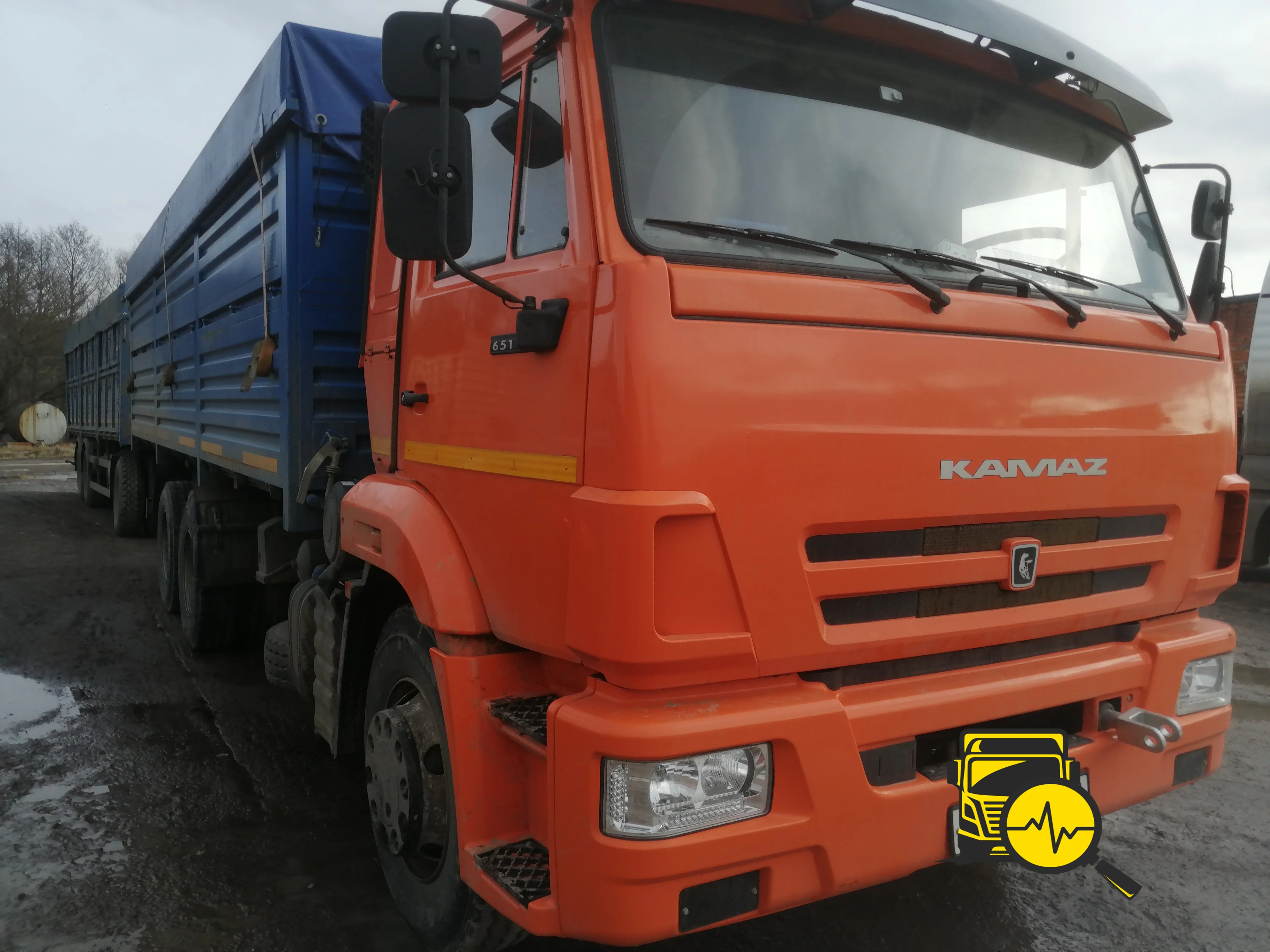 КамАЗ с двигателем Cummins и блоком управления CM2150